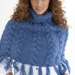 Valdosta Cabled Capelet Free Knitting Pattern