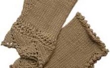 Victorian Fingerless Gloves Free Knitting Pattern