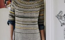 Women’s Top-Down Tunic Free Knitting Pattern
