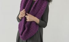 Yura Easy Free Cowl Knitting Pattern