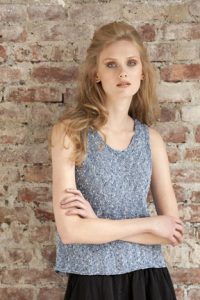 Heart Swing Tank Top Free Knitting Pattern