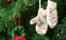 Christmas Mitten Tree Ornament Free Knitting Pattern