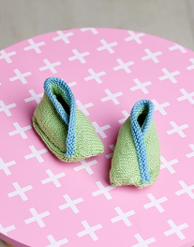 Cotton Wool Booties Free Knitting Pattern