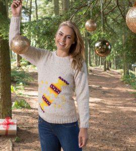 Cracker Jumper Free Christmas Knitting Pattern
