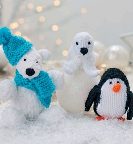 Frosty And Friends Free Knitting Pattern