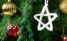 I Cord Christmas Decoration Free Knitting Pattern