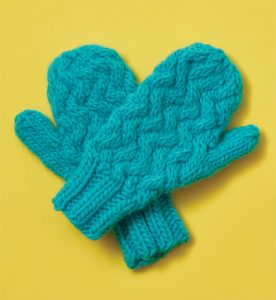 Instant Mash Free Mittens Knitting Pattern