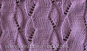 Lace Stitches Dictionary Mock Zig Zag Cable Knitting Stitch