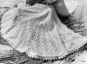 Semi Circular Shawl Free Knitting Pattern