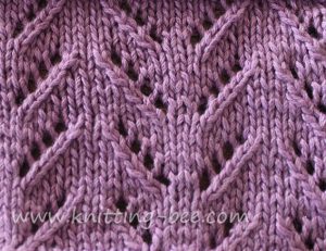 Lace Stitches Dictionary Simple Chevron Lace