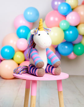 Unicorn Toy Free Knitting Pattern