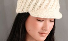 Woman’s Peak Hat Free Knitting Pattern