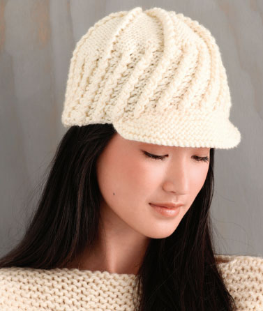 Woman's Peak Hat Free Knitting Pattern
