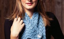 Adorable Fan Stitch Scarf Free Knitting Pattern