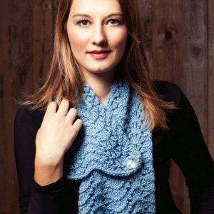 Adorable Fan Stitch Scarf Free Knitting Pattern