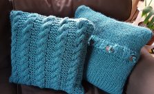 Blackwater Rambles Free Pillow Knitting Pattern