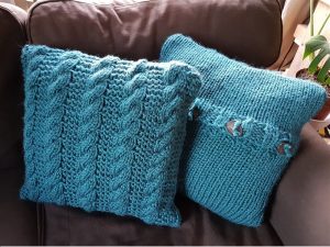 Blackwater Rambles Free Pillow Knitting Pattern