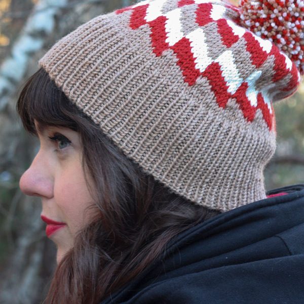 Cassidy Colorwork Hat Free Knitting Pattern