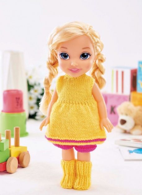 Free Free Knitting Patterns For Dolls Clothes To Download