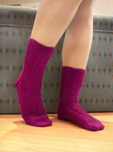 Elegance Socks Free Knitting Pattern
