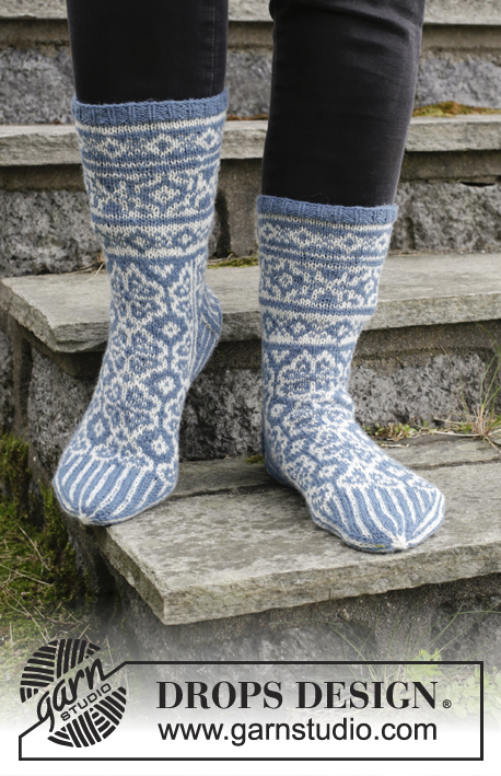 Frost Fighters Fair Isle Socks Free Knitting Pattern