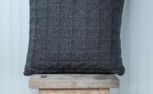 Geometric Pillow Cover Free Knitting Pattern