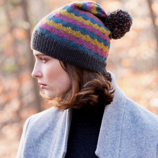 Giedi Colorknit Hat Free Knitting Pattern