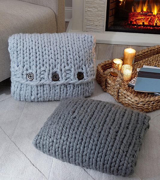 Inviting Knit Pillows Free Pattern