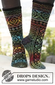 Irish Dream Fair Isle Socks Free Knitting Pattern