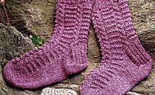 Ladder Twist Socks Free Knitting Pattern