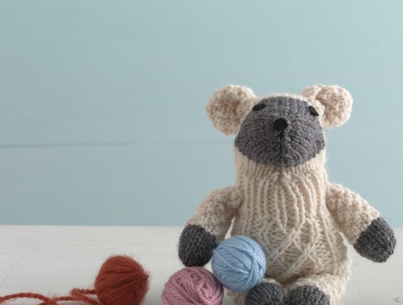 Little Lamb Sock Critter Free Toy Knitting Pattern