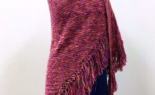 Meadowsweet Easy Garter Stitch Shawl Free Knitting Pattern