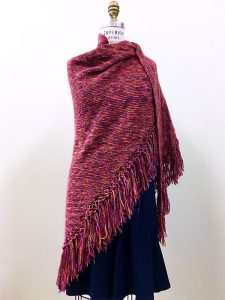 Meadowsweet Easy Garter Stitch Shawl Free Knitting Pattern