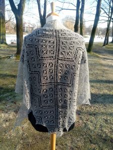 Millefiori Shawl Free Lace Knitting Pattern