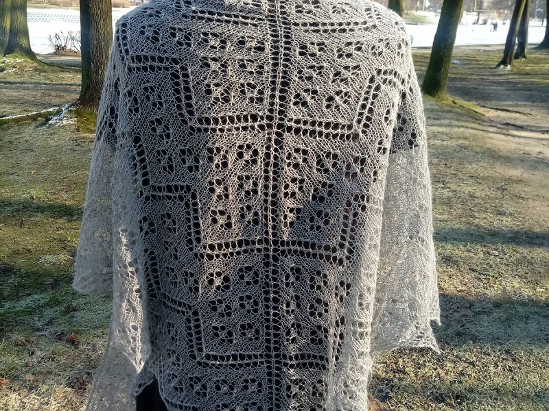 Millefiori Shawl Free Lace Knitting Pattern