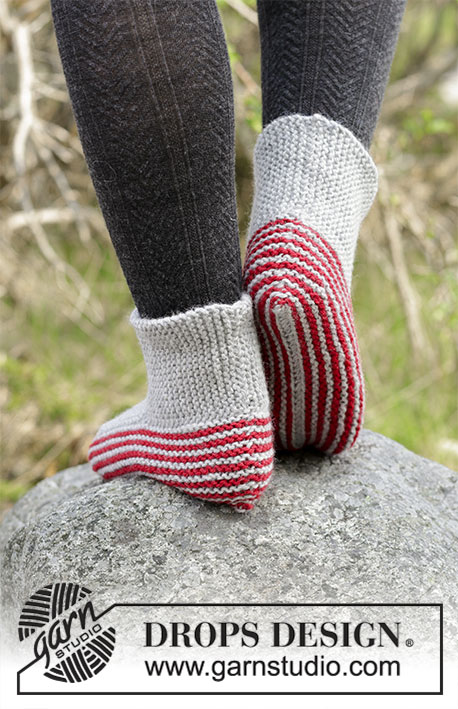 Nanna Garter Stitch Slippers Free Knitting Pattern