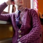 Oberon Cabled Cardigan Free Knitting Pattern for Men