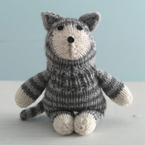 Purrfect Kitty Sock Critter Free Toy Knitting Pattern