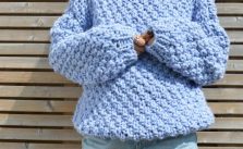 Seriously Chunky Free Sweater Knitting Pattern