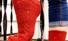 Stellen Free Lace Sock Knitting Pattern