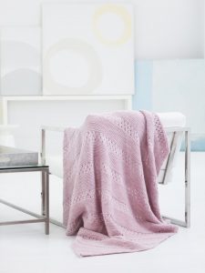 Sweet Eyelet Afghan Free Knitting Pattern