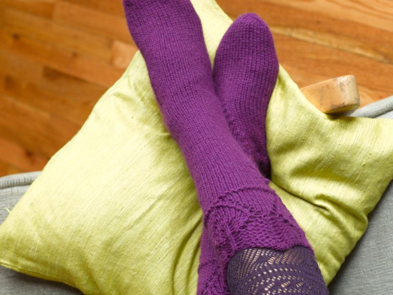Sweet Home Socks Free Knitting Pattern
