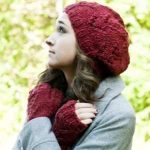 Tivoli Hat and Mitts Free Knitting Pattern