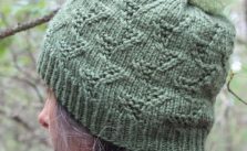Tributary Eyelet Stitch Hat Free Knitting Pattern