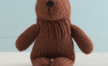 Tubby Teddy Sock Critter Free Toy Knitting Pattern