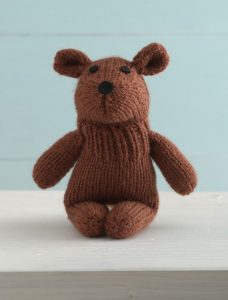 Tubby Teddy Sock Critter Free Toy Knitting Pattern