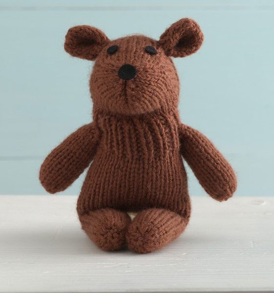 Tubby Teddy Sock Critter Free Toy Knitting Pattern