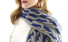 Zealana Cabled Scarf Free Knitting Pattern