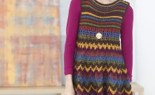 Zig Zag Dress Free Knitting Pattern