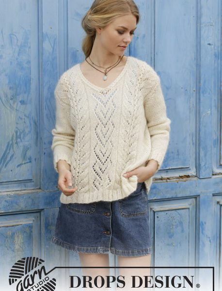 The Pearl Free Lace Sweater Knitting Pattern